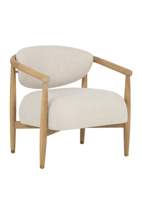 Oak Framed Lounge Chair by Splendido Sigrid Accent Chair