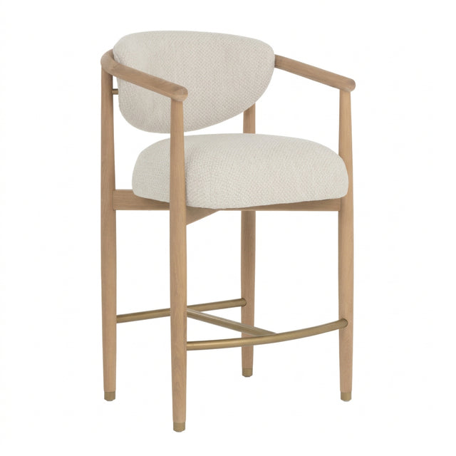 Oak Framed Counter Stool by Splendido Sigrid, alternate view 2