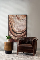 Modern European furniture - Leather Chesterfield Lounge Chair - www.oroa.com