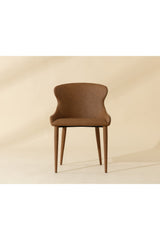 Modern European furniture - Leather Look Modern Dining Chairs (2) - www.oroa.com