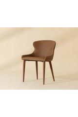 Modern European furniture - Leather Look Modern Dining Chairs (2) - www.oroa.com