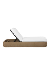 Modern European furniture - Wicker Weave Indoor/Outdoor Lounger - www.oroa.com