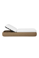 Modern European furniture - Wicker Weave Indoor/Outdoor Lounger - www.oroa.com