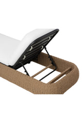 Modern European furniture - Wicker Weave Indoor/Outdoor Lounger - www.oroa.com