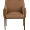 Bronze Legged Dining Armchair Modern European furniture - www.oroa.com