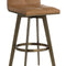 Modern European furniture - Leather-Look Swivel Bar Stool - www.oroa.com