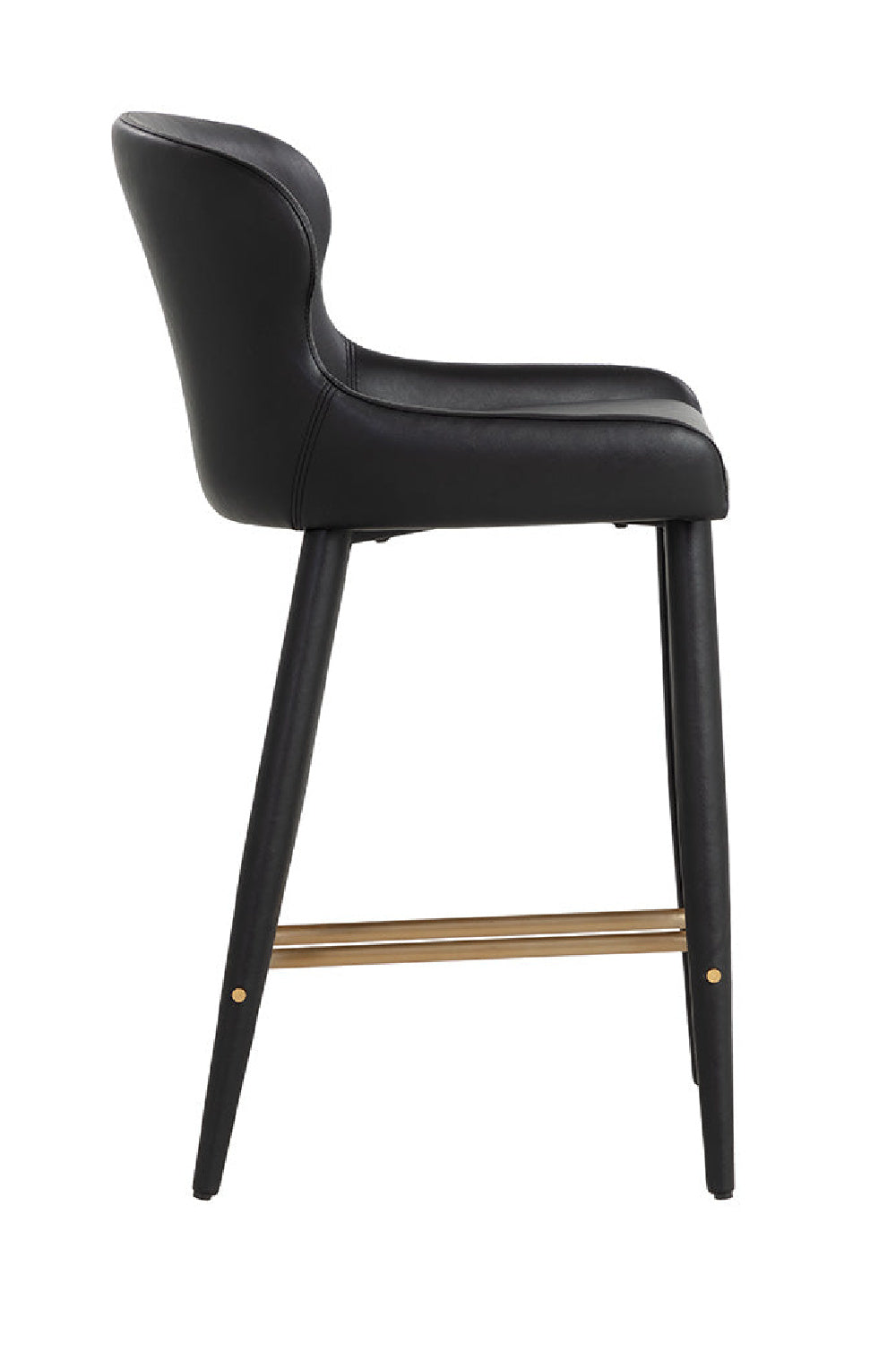 Leather Look Shell Counter Stool | Splendido Evora | Oroa.com