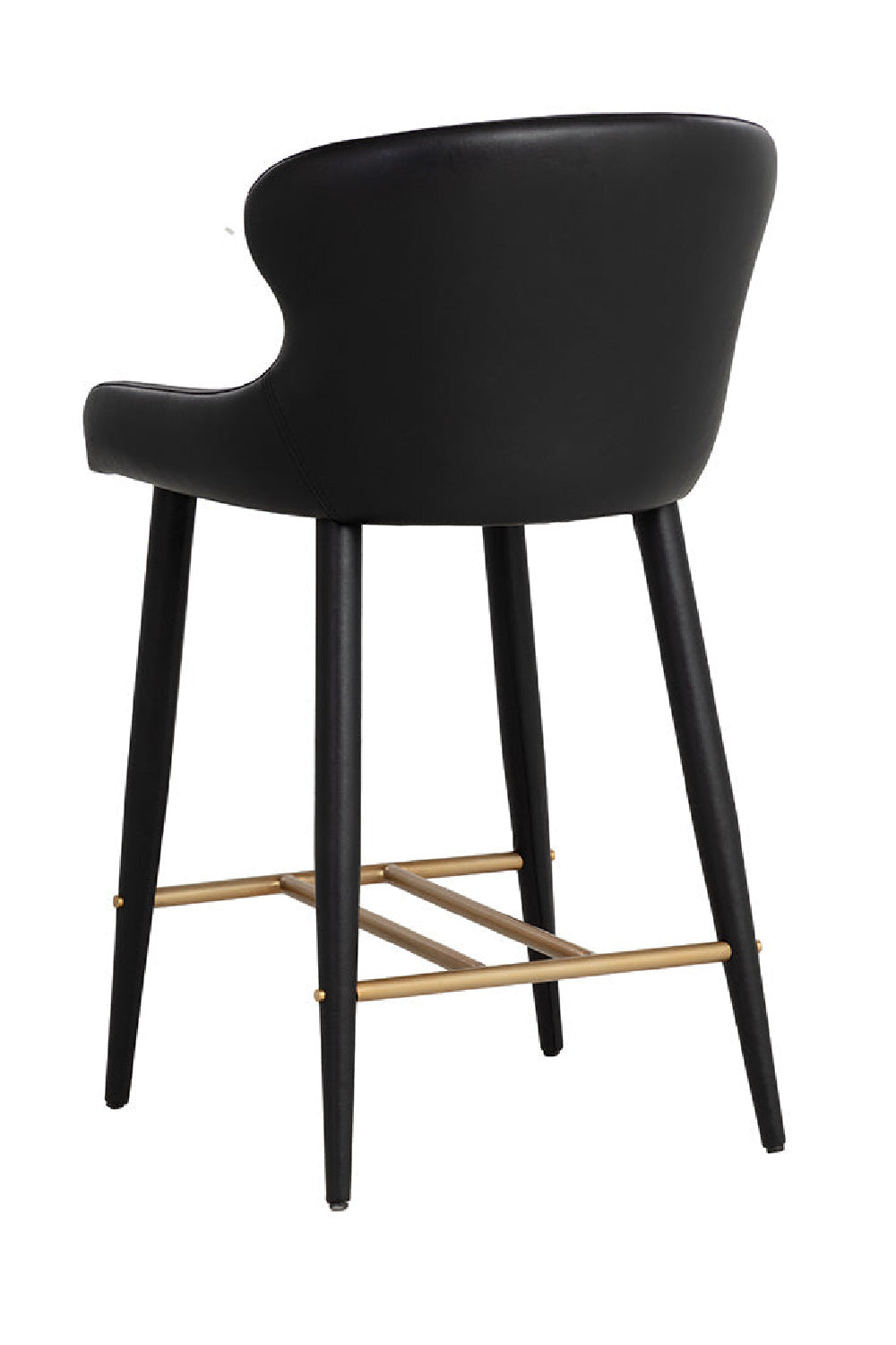 Leather Look Shell Counter Stool | Splendido Evora | Oroa.com