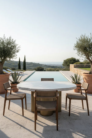 Organic-Shaped Indoor/Outdoor Dining Table | Splendido Idris | Oroa.com