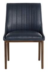 Modern European furniture - Vertical Stitched Dining Chairs (2) - www.oroa.com