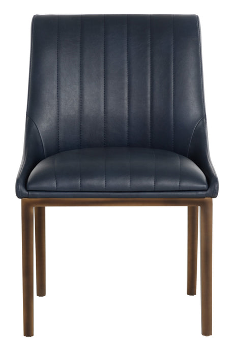 Modern European furniture - Vertical Stitched Dining Chairs (2) - www.oroa.com