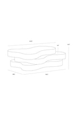 Modern European furniture - Layered Freeform Indoor/Outdoor Coffee Table - www.oroa.com
