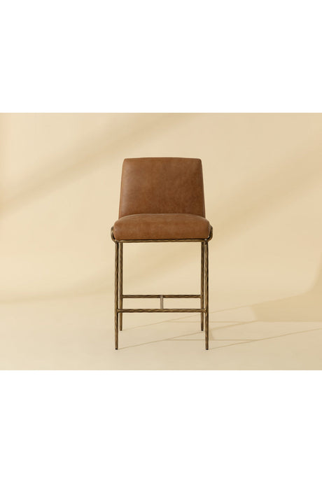 Modern European furniture - Curved Modern Counter Stool - www.oroa.com
