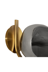 Modern European furniture - Gray Blown Glass Wall Lamp - www.oroa.com