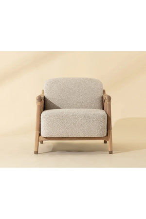 Solid Oak Framed Lounge Chair | Splendido Calloway | Oroa.com