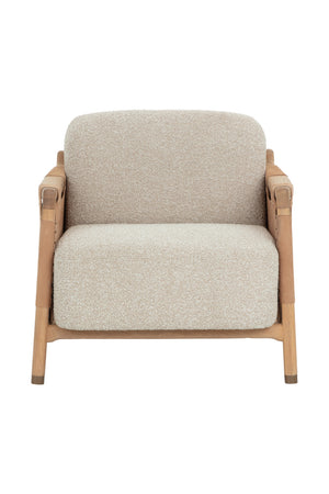 Solid Oak Framed Lounge Chair | Splendido Calloway | Oroa.com