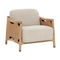 Modern European furniture - Solid Oak Framed Lounge Chair - www.oroa.com