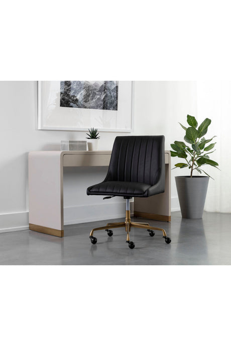 Modern European furniture - Vertical Stitched Office Chair - www.oroa.com