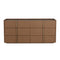 Modern European furniture - Leather-Look 6-Drawer Dresser - www.oroa.com
