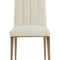Modern European furniture - Vertical Channeled Dining Chairs (2) - www.oroa.com
