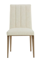 Modern European furniture - Vertical Channeled Dining Chairs (2) - www.oroa.com