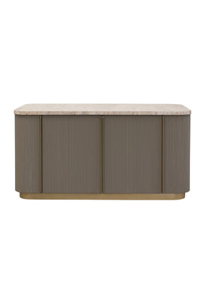 Marble Top & Wood Base Kitchen Island by Splendido Cataldi Dining Table