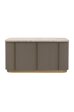 Marble Top & Wood Base Kitchen Island | Splendido Cataldi | Oroa.com