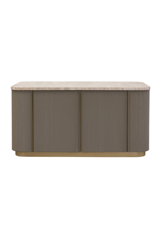 Marble Top & Wood Base Kitchen Island | Splendido Cataldi | Oroa.com