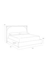 Modern European furniture - Tubular-Framed King Bed - www.oroa.com