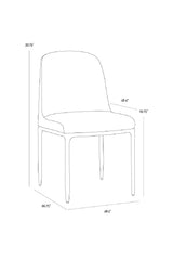 Modern European furniture - Upholstered Dining Chairs (2) - www.oroa.com