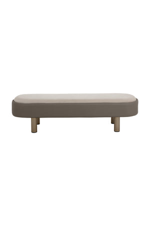 Taupe Modern Bench | Splendido Odella | Oroa.com