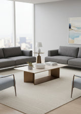 Modern European furniture - Cream Marble Coffee Table - www.oroa.com