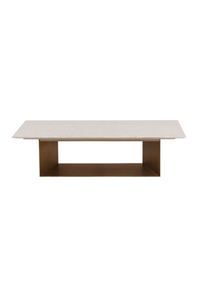 Cream Marble Coffee Table by Splendido Soleen