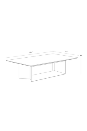 Cream Marble Coffee Table | Splendido Soleen | Oroa.com