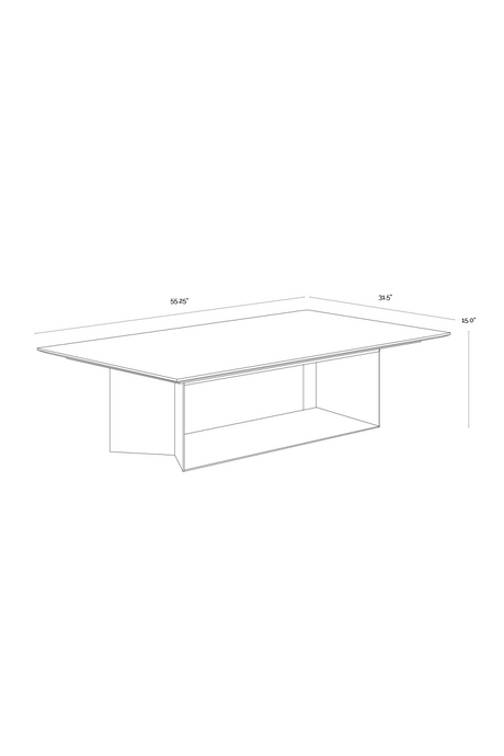 Modern European furniture - Cream Marble Coffee Table - www.oroa.com