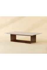 Modern European furniture - Cream Marble Coffee Table - www.oroa.com
