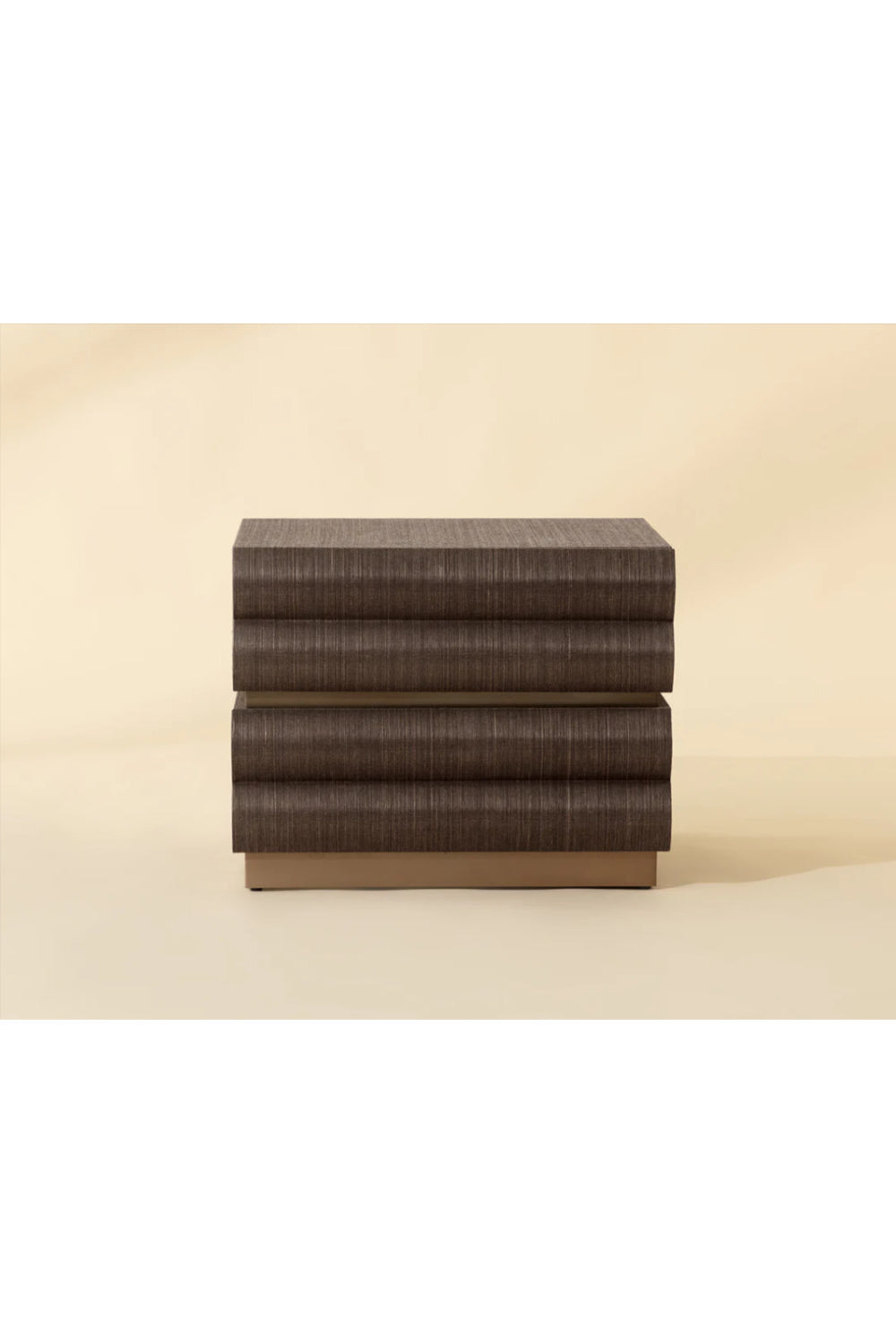 Modern European furniture - Tiered 2-Drawer Nightstand - www.oroa.com