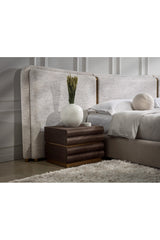 Modern European furniture - Tiered 2-Drawer Nightstand - www.oroa.com