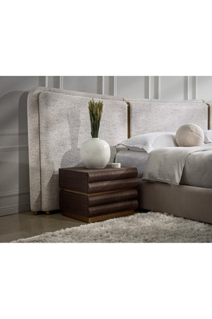 Modern European furniture - Tiered 2-Drawer Nightstand - www.oroa.com