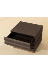 Modern European furniture - Tiered 2-Drawer Nightstand - www.oroa.com