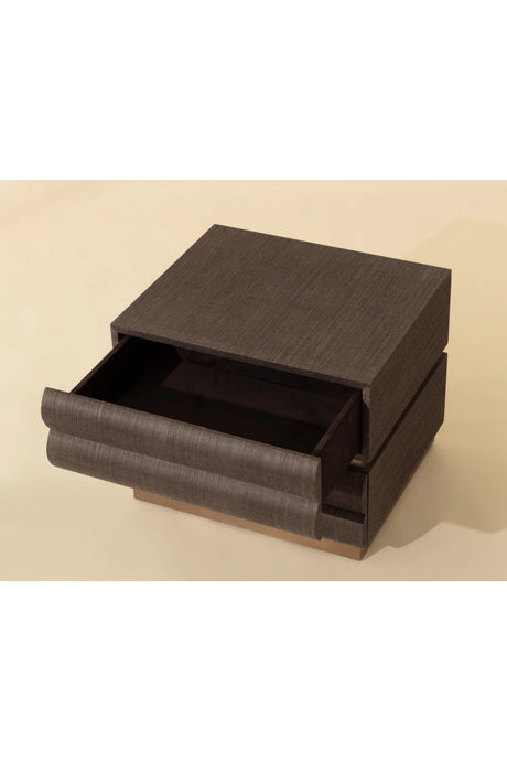 Modern European furniture - Tiered 2-Drawer Nightstand - www.oroa.com