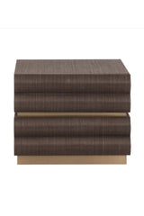 Modern European furniture - Tiered 2-Drawer Nightstand - www.oroa.com