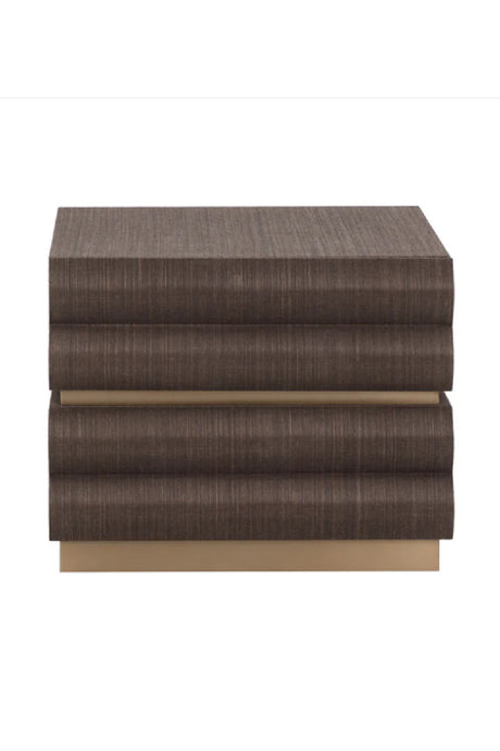 Modern European furniture - Tiered 2-Drawer Nightstand - www.oroa.com