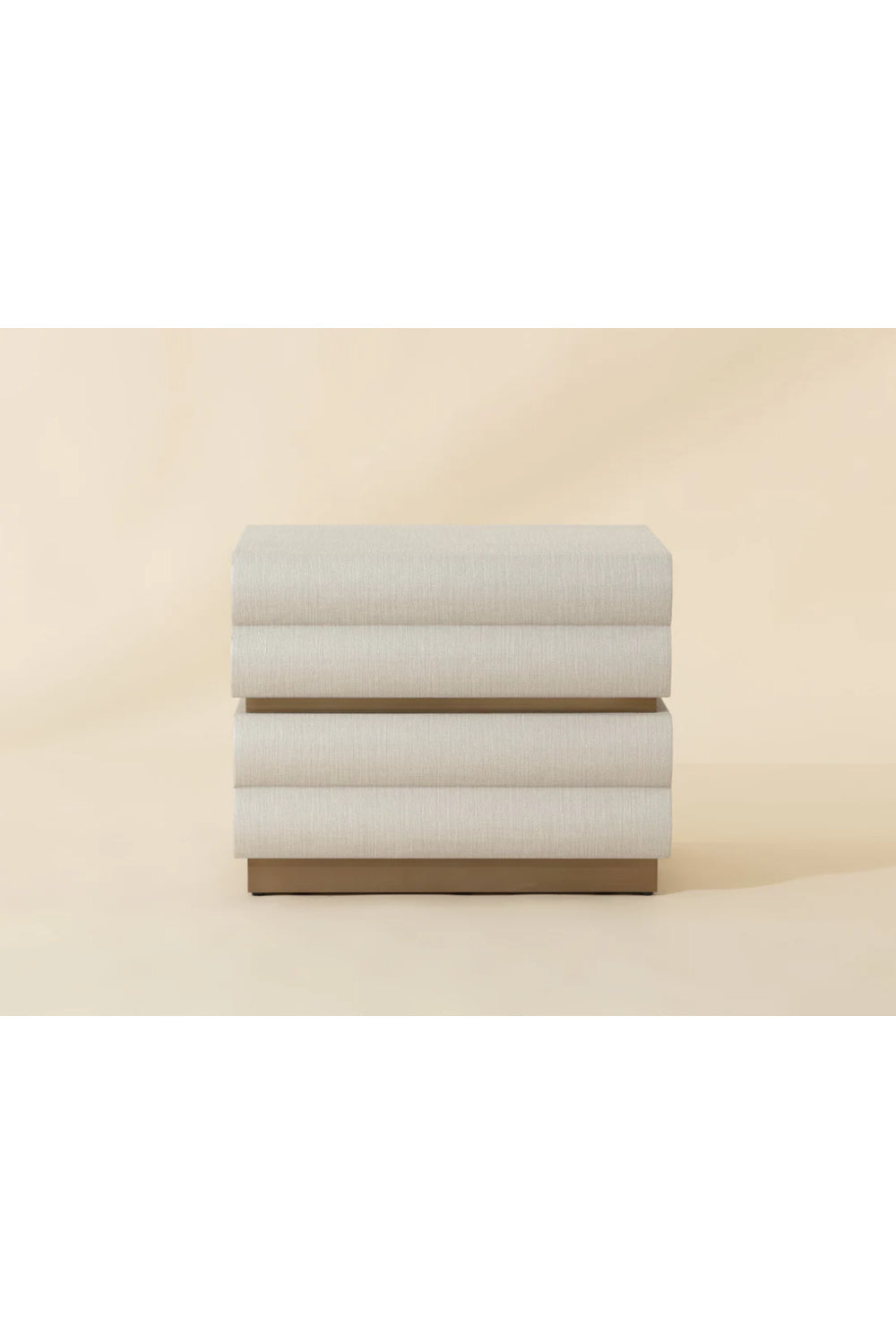 Modern European furniture - Tiered 2-Drawer Nightstand - www.oroa.com