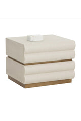 Modern European furniture - Tiered 2-Drawer Nightstand - www.oroa.com