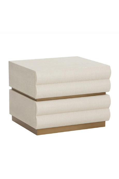 Modern European furniture - Tiered 2-Drawer Nightstand - www.oroa.com