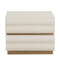 Modern European furniture - Tiered 2-Drawer Nightstand - www.oroa.com