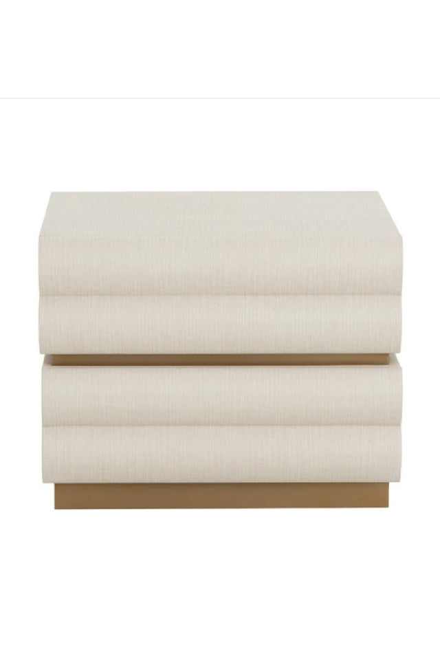 Modern European furniture - Tiered 2-Drawer Nightstand - www.oroa.com