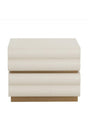 Modern European furniture - Tiered 2-Drawer Nightstand - www.oroa.com