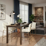 Curved Modern Counter Stool | Splendido Lathan